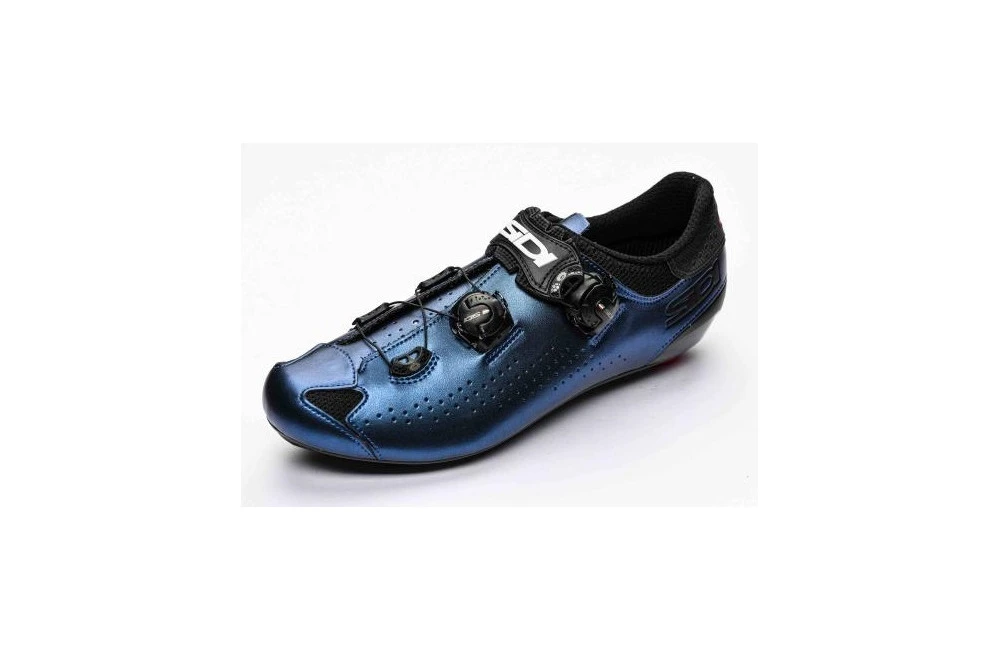 Chaussures De Cyclisme Route SIDI Genius 10 Bleu Rouge Iridescent 3 Chaussures De Cyclisme Route SIDI Genius 10 Bleu Rouge Iridescent – Image 3