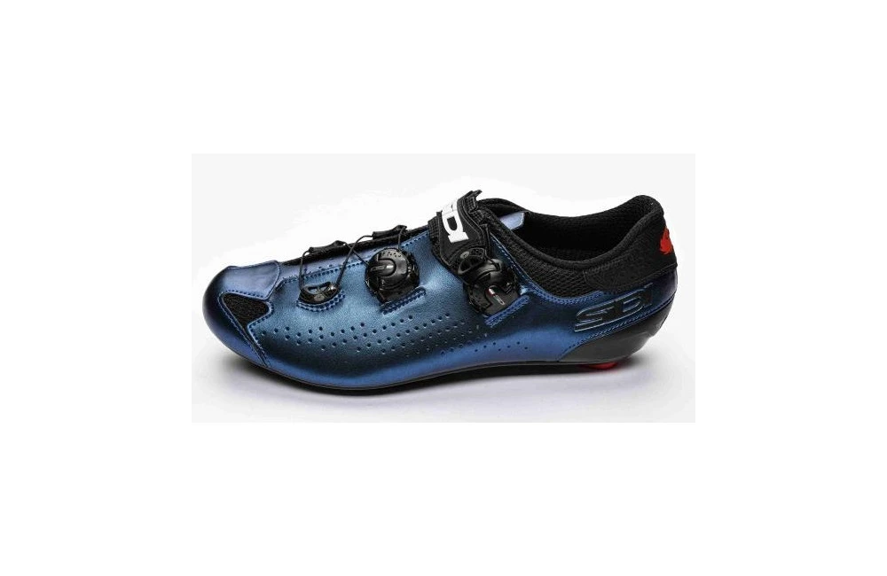 Chaussures De Cyclisme Route SIDI Genius 10 Bleu Rouge Iridescent 5 Chaussures De Cyclisme Route SIDI Genius 10 Bleu Rouge Iridescent – Image 5