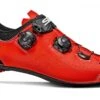 Chaussures De Cyclisme Route SIDI Genius 10 Noir / Rouge Fluo