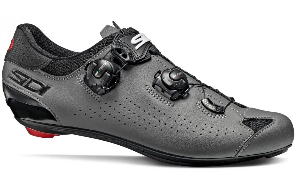 Chaussures De Vélo Route SIDI Genius 10 Noir / Gris 1 Chaussures De Vélo Route SIDI Genius 10 Noir / Gris