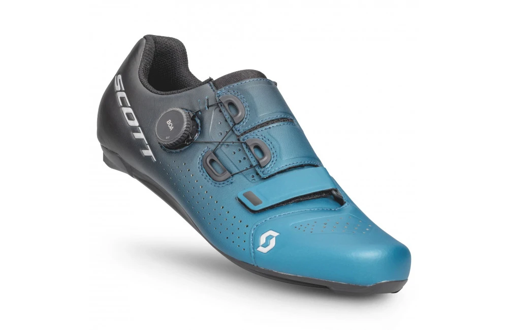 Chaussures Vélo Route SCOTT Team Boa Black Fade / Metallic Blue 2023 1 Chaussures Vélo Route SCOTT Team Boa Black Fade / Metallic Blue 2023