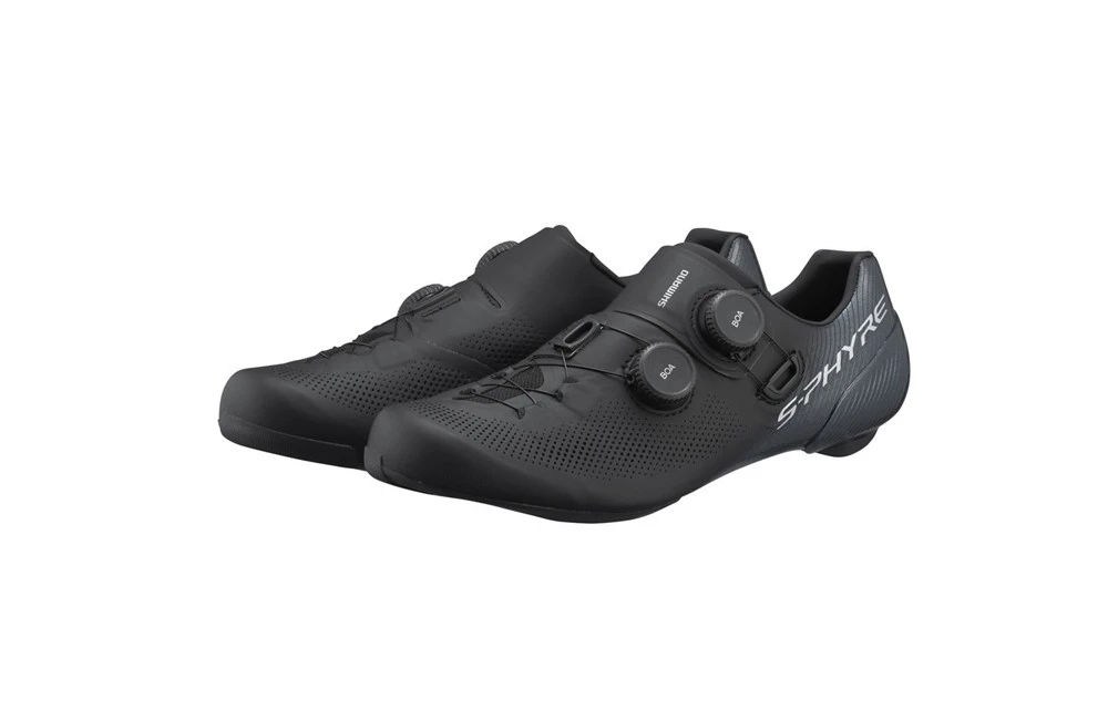 Chaussures Vélo Route SHIMANO S-Phyre RC903 Noir Version Large 2 Chaussures Vélo Route SHIMANO S-Phyre RC903 Noir Version Large – Image 2