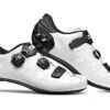 Chaussures Vélo Route SIDI Ergo 5 Mega Blanc Noir Mat Carbon Composite