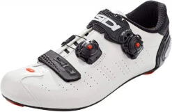 Chaussures Vélo Route SIDI Ergo 5 Mega Blanc Noir Mat Carbon Composite 9 Chaussures Vélo Route SIDI Ergo 5 Mega Blanc Noir Mat Carbon Composite -Chaussures De Cyclisme chaussures velo route sidi ergo 5 mega blanc noir mat carbon composite 1 4
