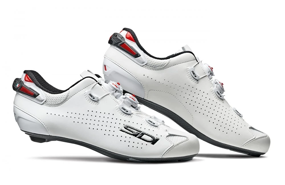 Chaussures Vélo Route SIDI SHOT 2 Carbon Blanc 1 Chaussures Vélo Route SIDI SHOT 2 Carbon Blanc