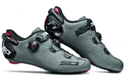 Chaussures Vélo Route SIDI Wire 2 Carbon Gris Mat Noir