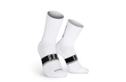 GOBIK Chaussettes Vélo UNISEX SUPERB AXIS STANDARD BLANC 2023