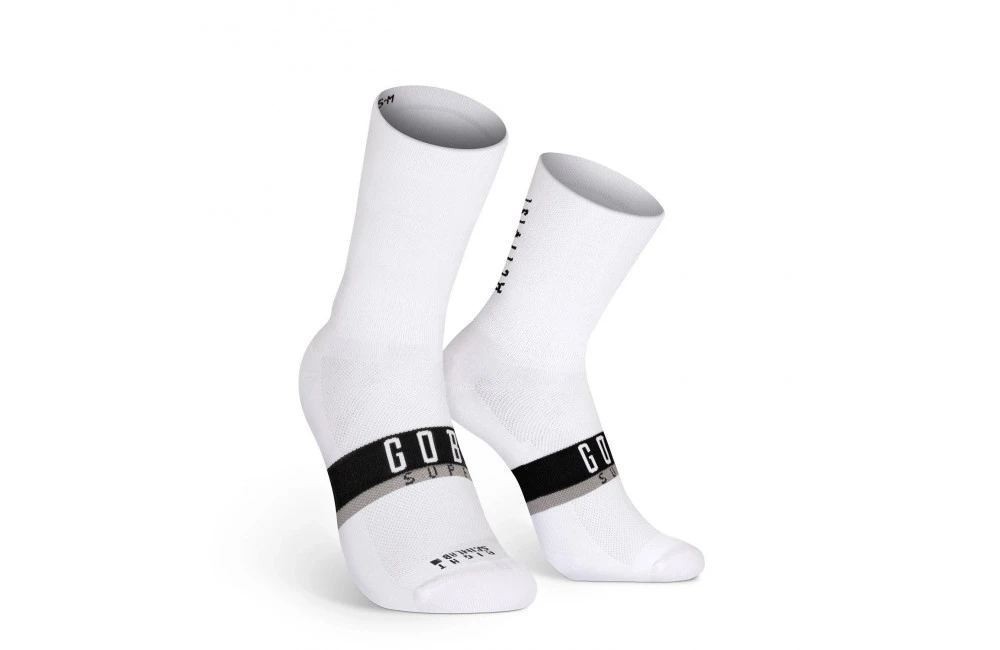GOBIK Chaussettes Vélo UNISEX SUPERB AXIS STANDARD BLANC 2023 1 GOBIK Chaussettes Vélo UNISEX SUPERB AXIS STANDARD BLANC 2023