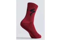 SPECIALIZED Chaussettes Vélo Hiver Cotton Tall Logo -Chaussures De Cyclisme specialized chaussettes velo hiver cotton tall logo 1 4