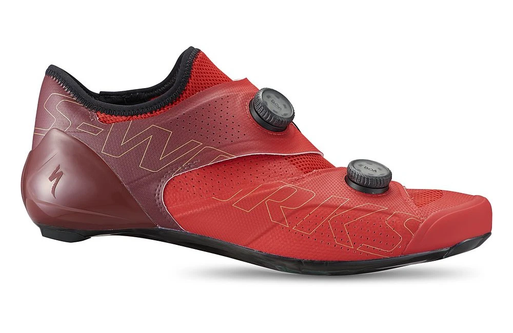 SPECIALIZED Chaussures Vélo Route S-Works ARES Marron Rouge 1 SPECIALIZED Chaussures Vélo Route S-Works ARES Marron Rouge